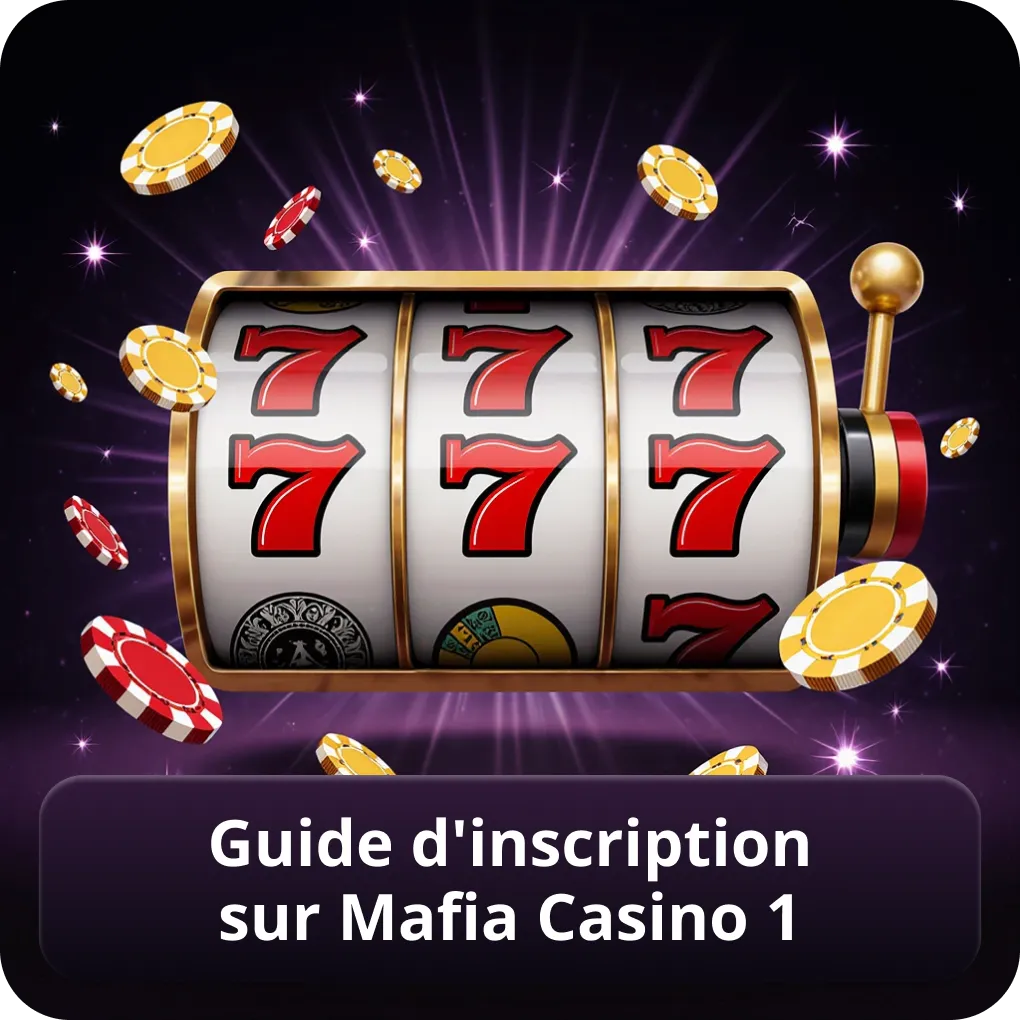 Guide d'inscription sur Mafia Casino 1